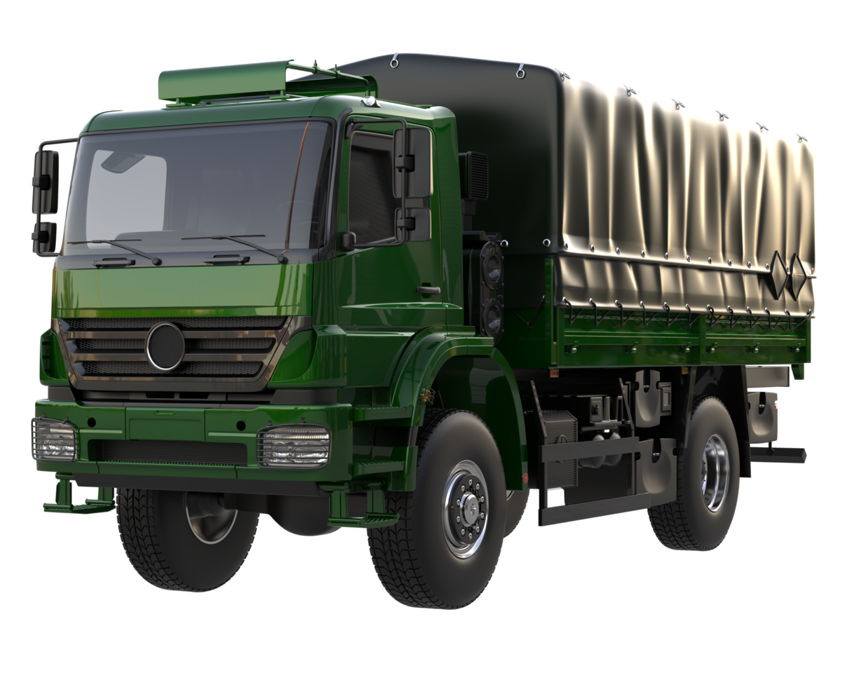 Truck isolated on transparent background. 3d rendering - illustration png