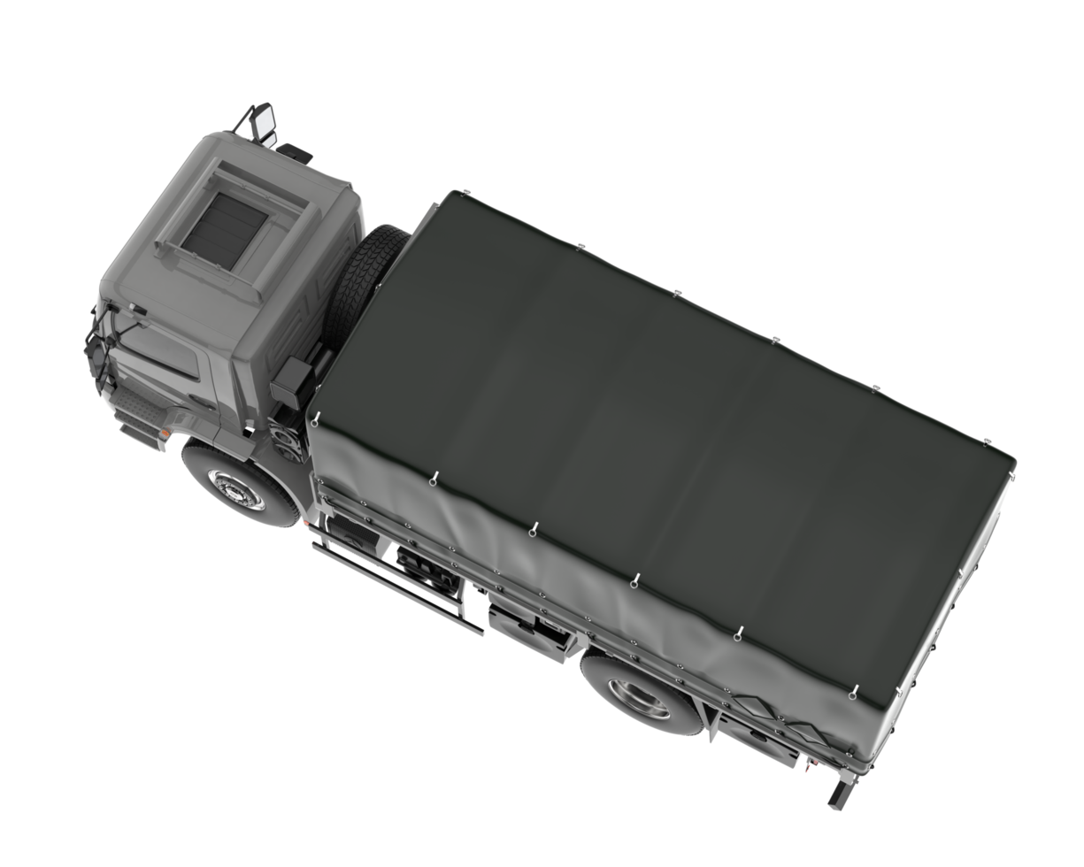 Truck isolated on transparent background. 3d rendering - illustration png