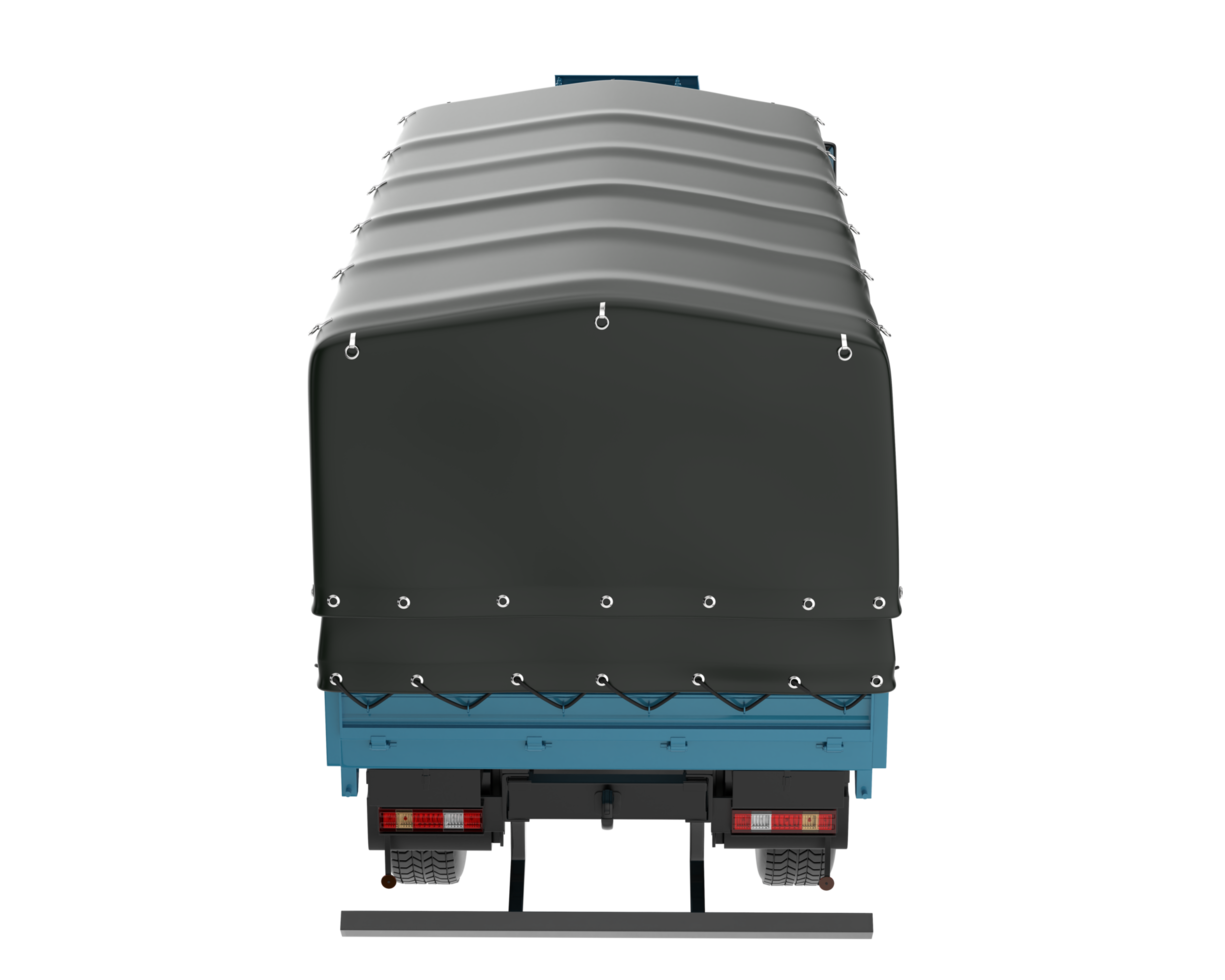 Truck isolated on transparent background. 3d rendering - illustration png