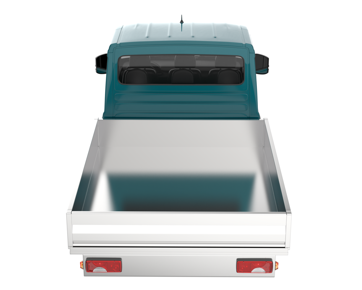 Cargo van isolated on transparent background. 3d rendering - illustration png