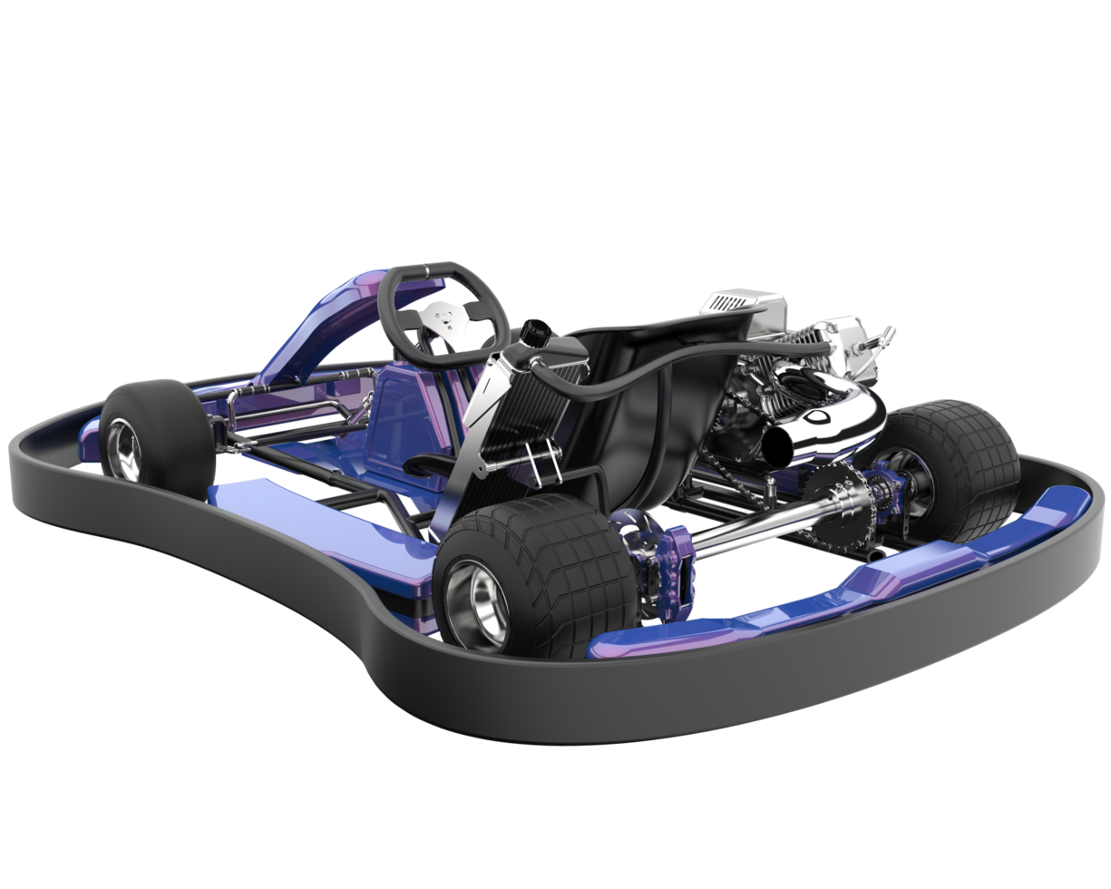 Modern car isolated on transparent background. 3d rendering - illustration png