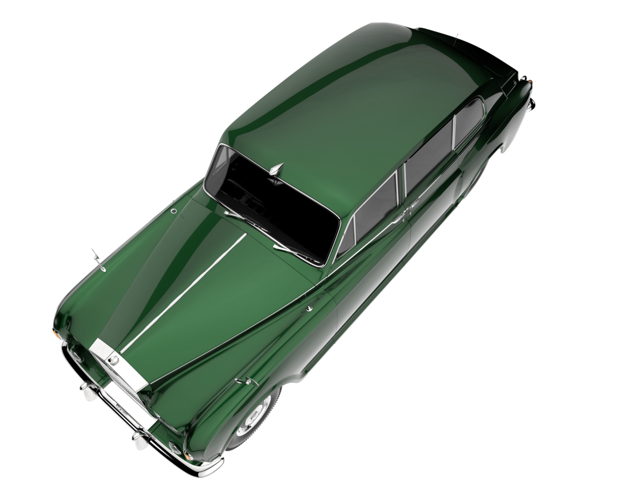Modern car isolated on transparent background. 3d rendering - illustration png