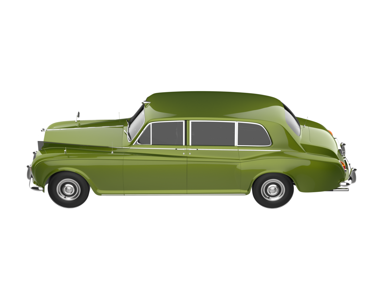 Modern car isolated on transparent background. 3d rendering - illustration png