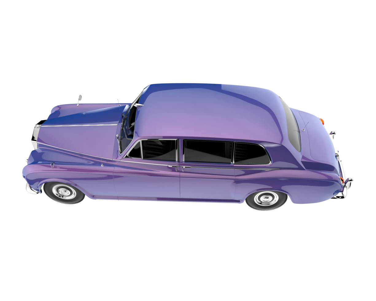 Modern car isolated on transparent background. 3d rendering - illustration png