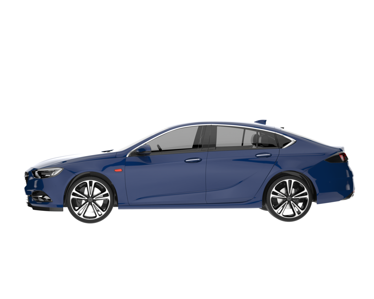 carro moderno isolado em fundo transparente. renderização 3D - ilustração png