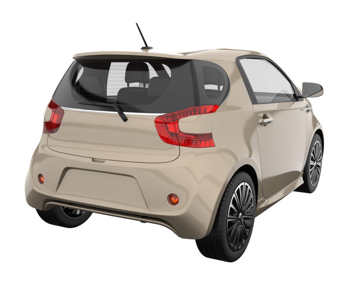 Modern car isolated on transparent background. 3d rendering - illustration png