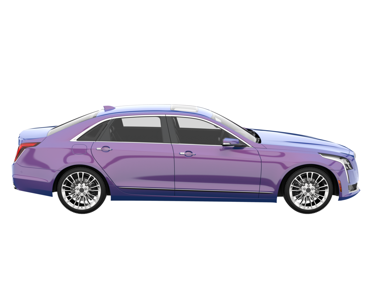 carro moderno isolado em fundo transparente. renderização 3D - ilustração png