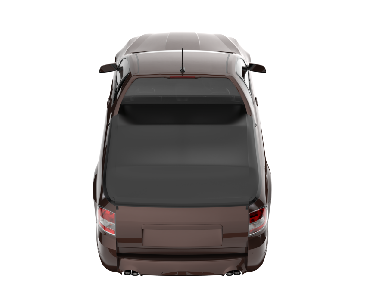 Modern car isolated on transparent background. 3d rendering - illustration png