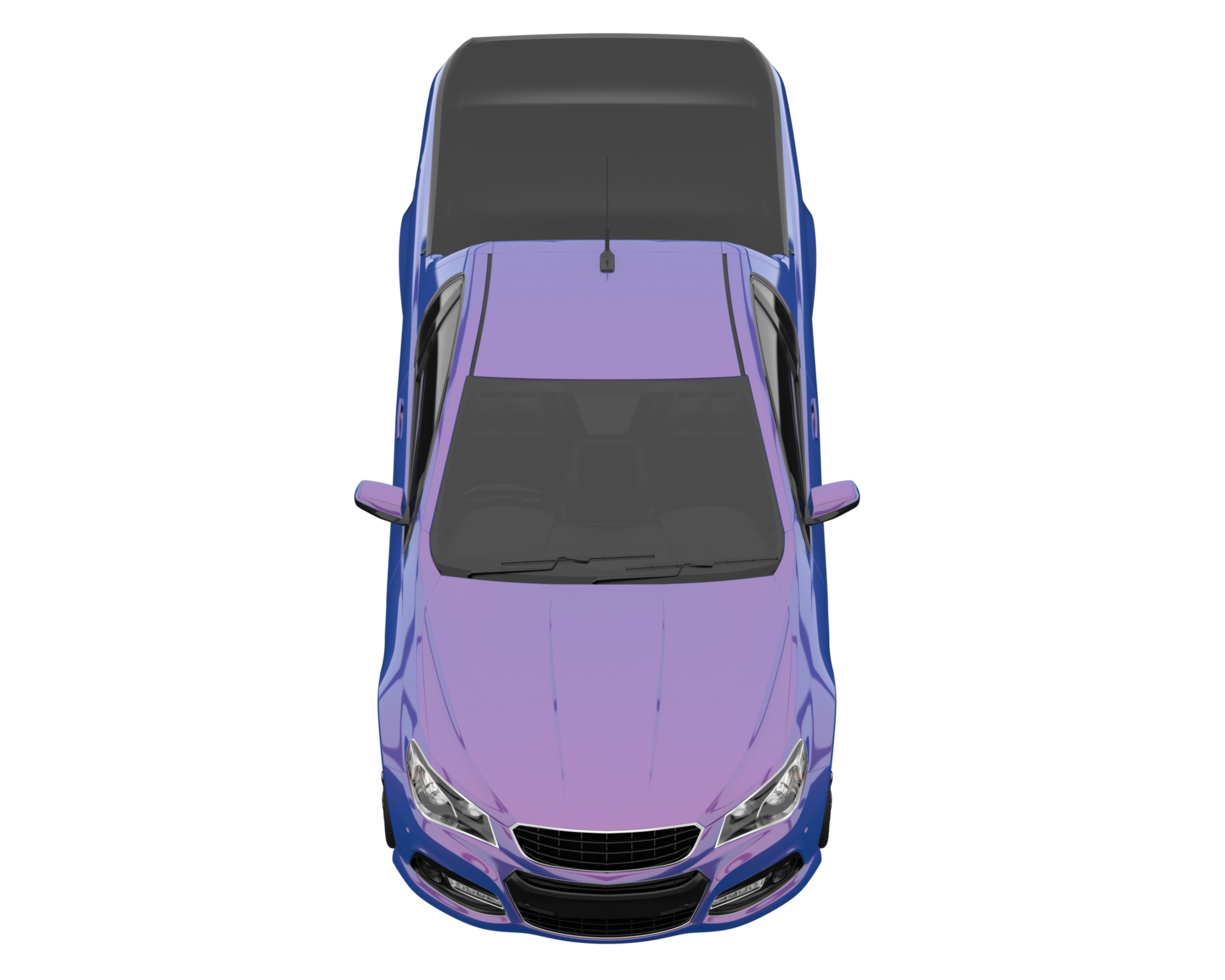 Modern car isolated on transparent background. 3d rendering - illustration png