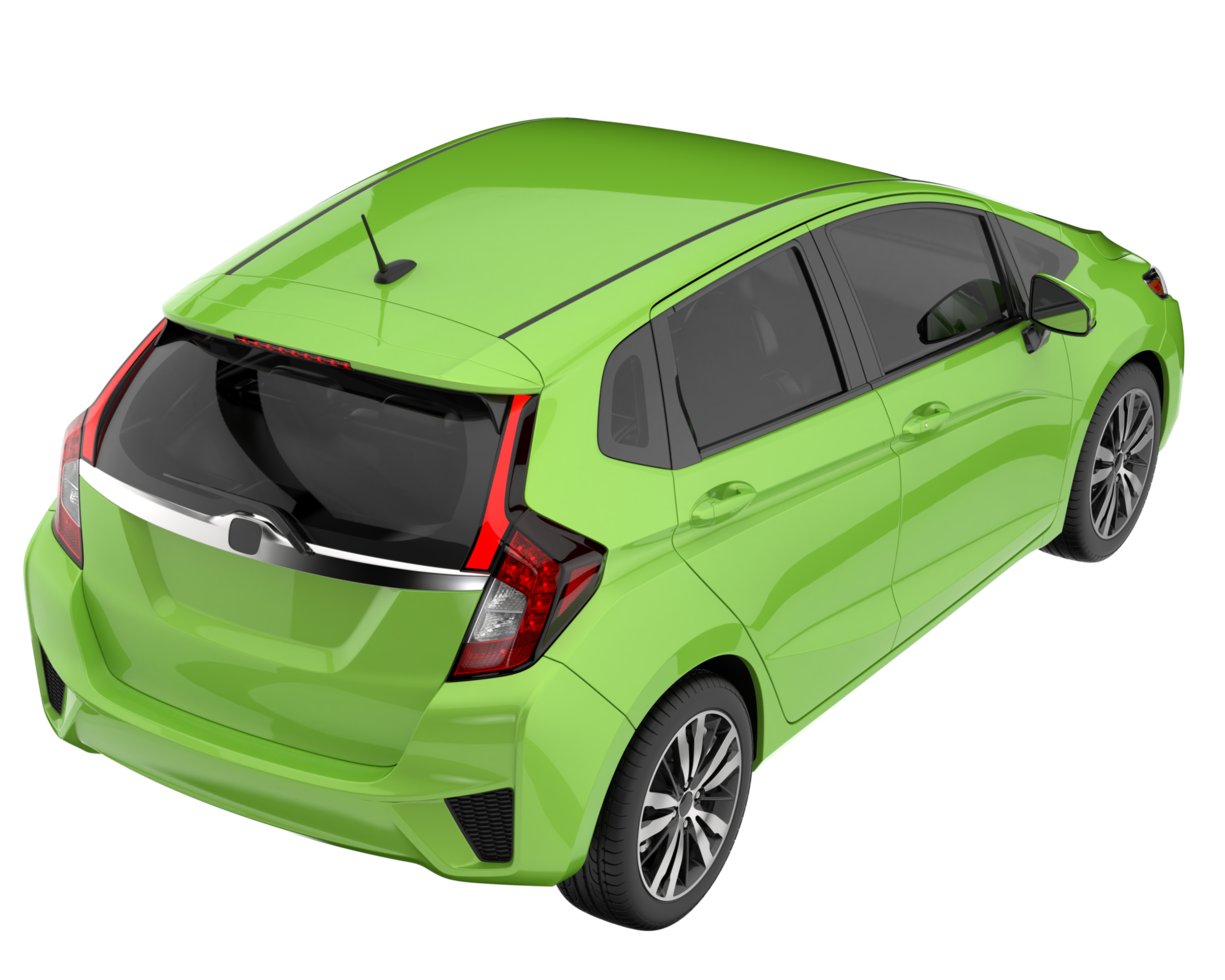 Modern car isolated on transparent background. 3d rendering - illustration png
