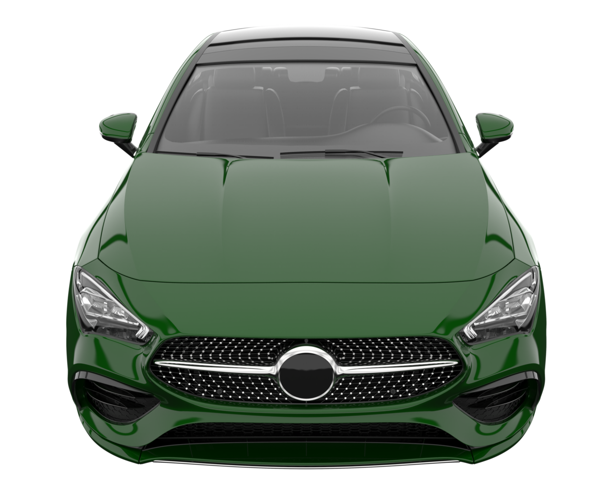 Modern car isolated on transparent background. 3d rendering - illustration png