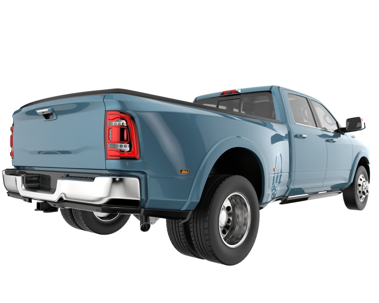 Pickup truck isolated on transparent background. 3d rendering - illustration png