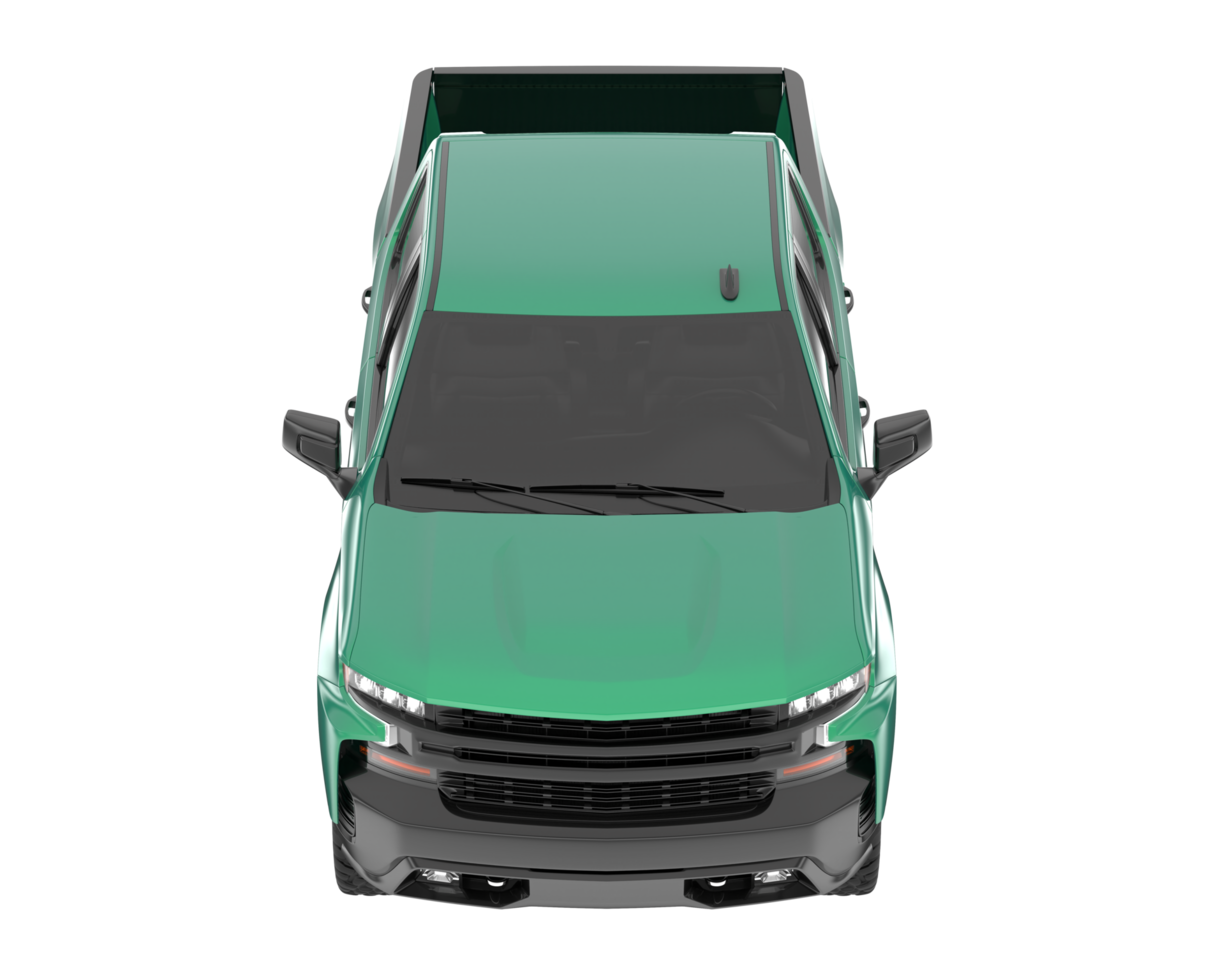 Pickup truck isolated on transparent background. 3d rendering - illustration png