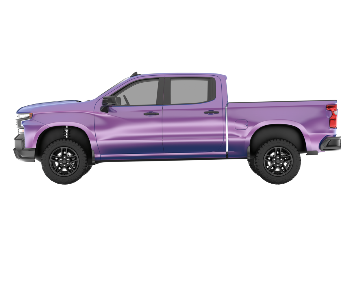 Pickup truck isolated on transparent background. 3d rendering - illustration png