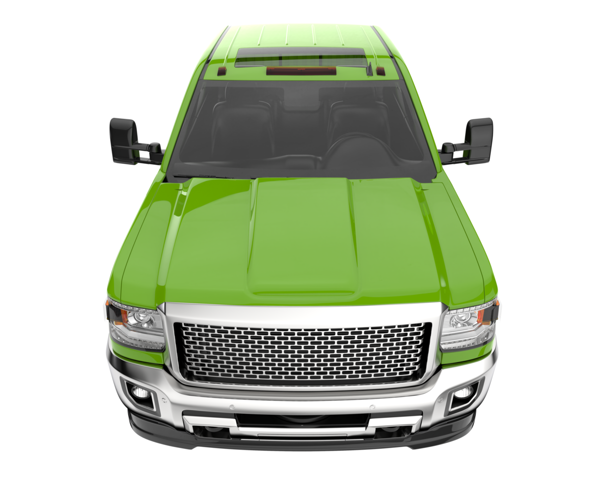 Pickup truck isolated on transparent background. 3d rendering - illustration png