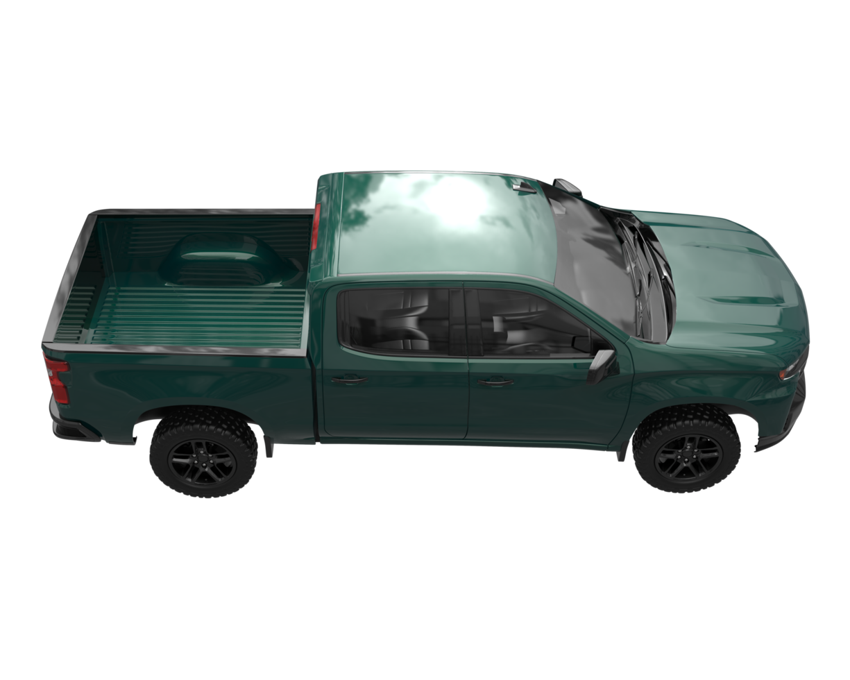 Raccogliere camion isolato su trasparente sfondo. 3d interpretazione - illustrazione png