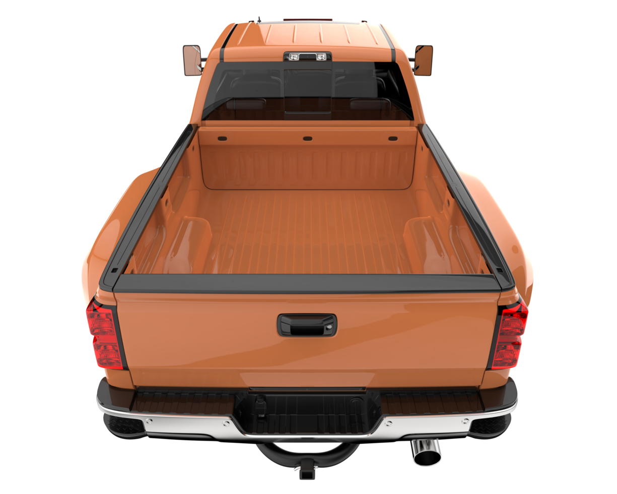 Pickup truck isolated on transparent background. 3d rendering - illustration png