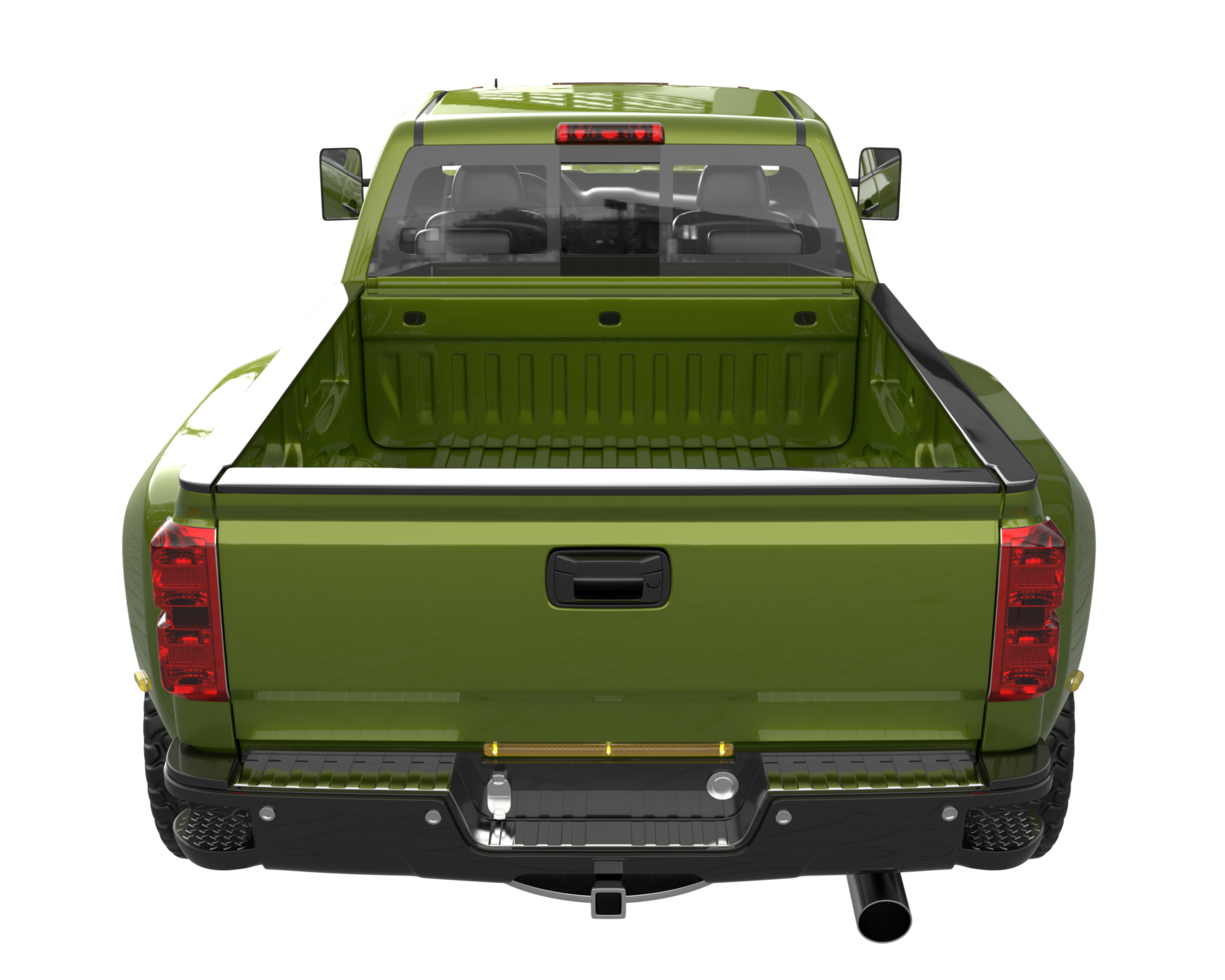 Pickup truck isolated on transparent background. 3d rendering - illustration png
