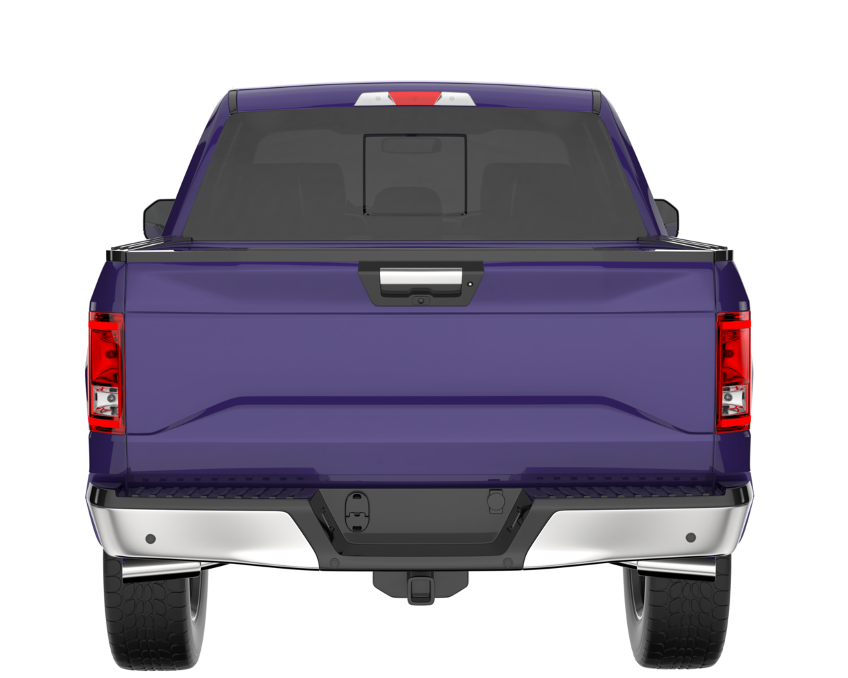 Pickup truck isolated on transparent background. 3d rendering - illustration png