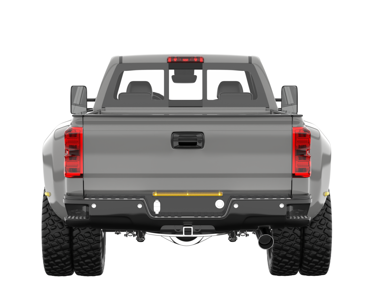 Pickup truck isolated on transparent background. 3d rendering - illustration png