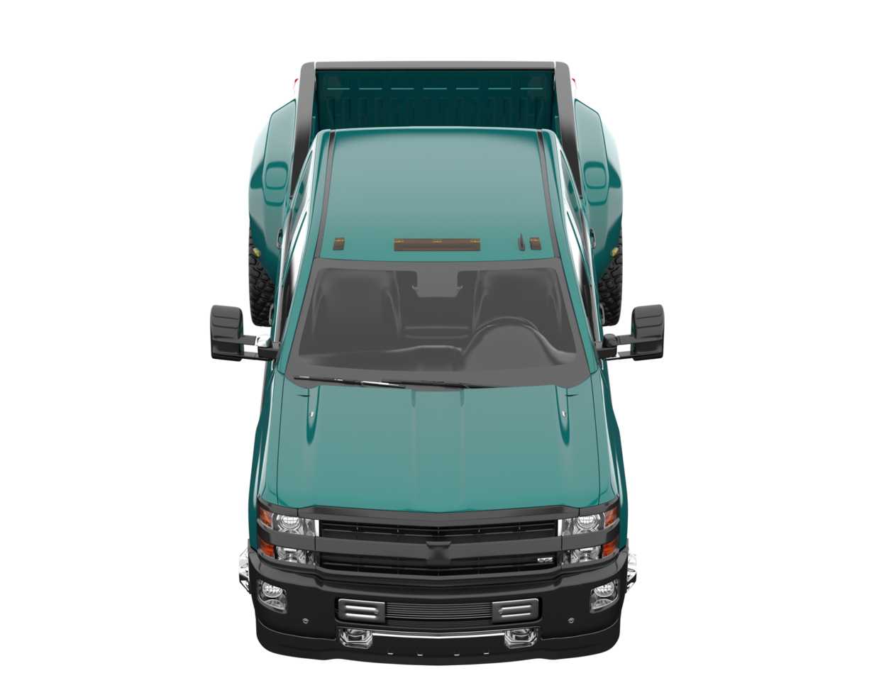 Pickup truck isolated on transparent background. 3d rendering - illustration png