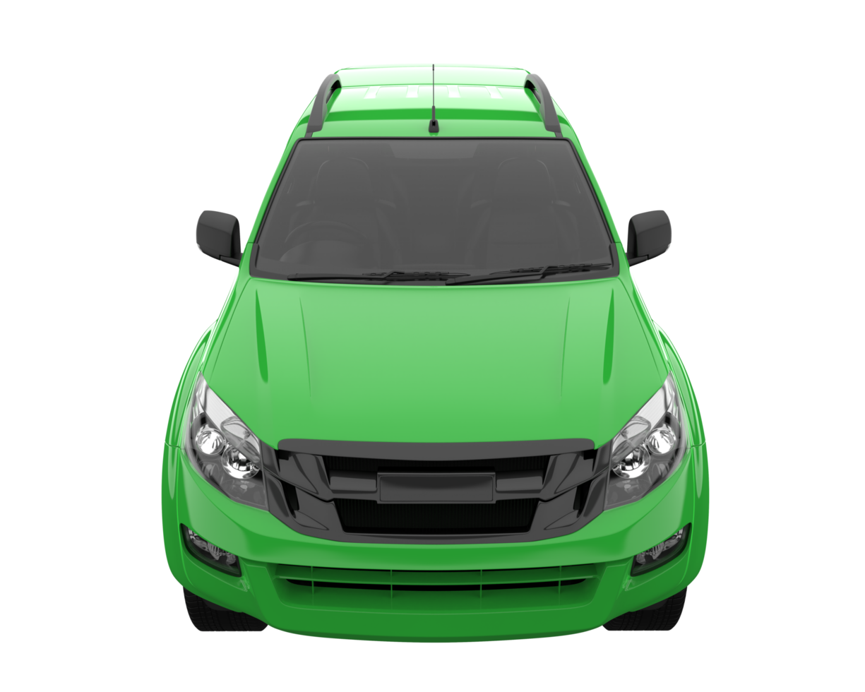 Pickup truck isolated on transparent background. 3d rendering - illustration png