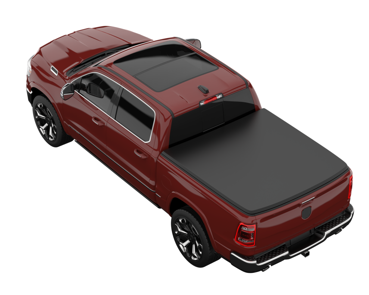 Pickup truck isolated on transparent background. 3d rendering - illustration png