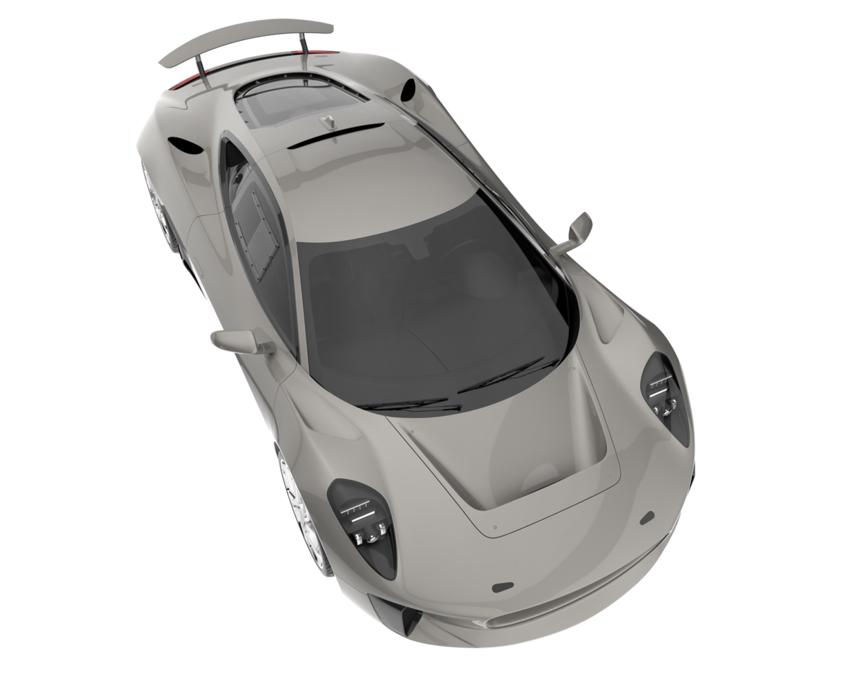 carro de corrida isolado em fundo transparente. renderização 3D - ilustração png