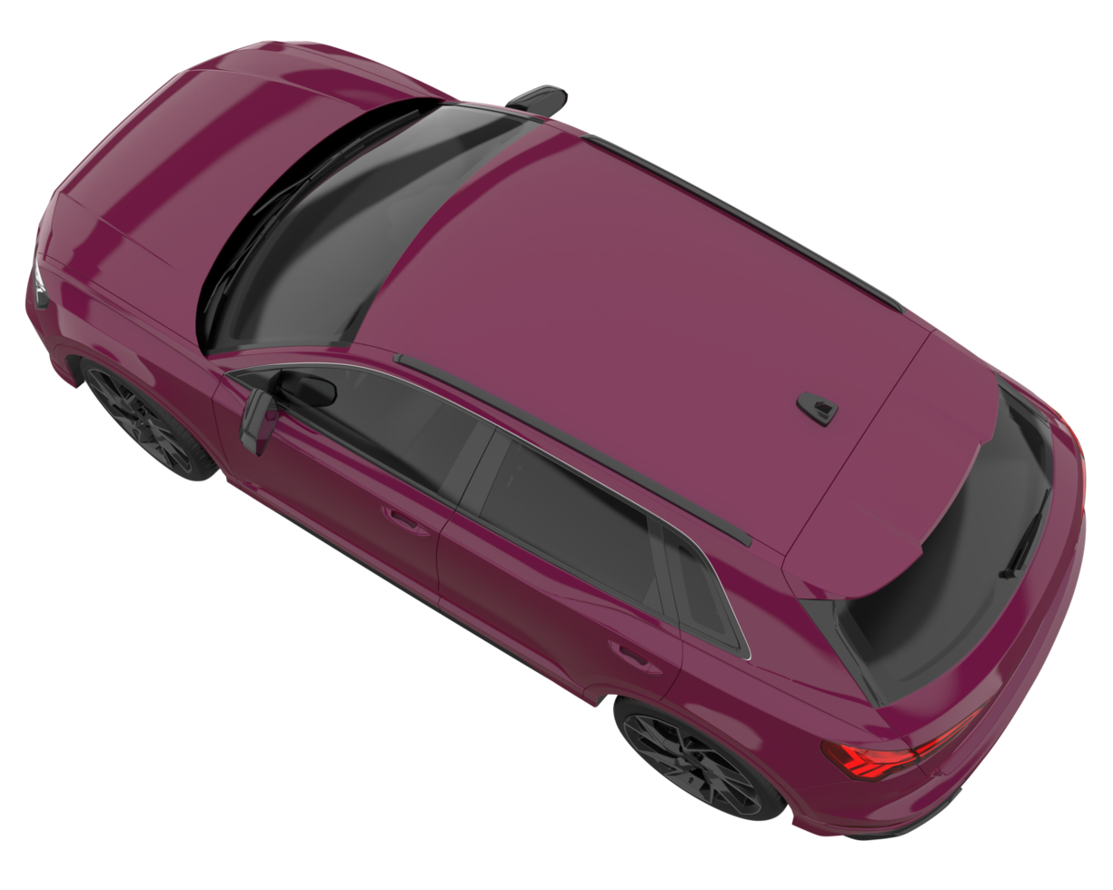 Realistic SUV isolated on transparent background. 3d rendering - illustration png