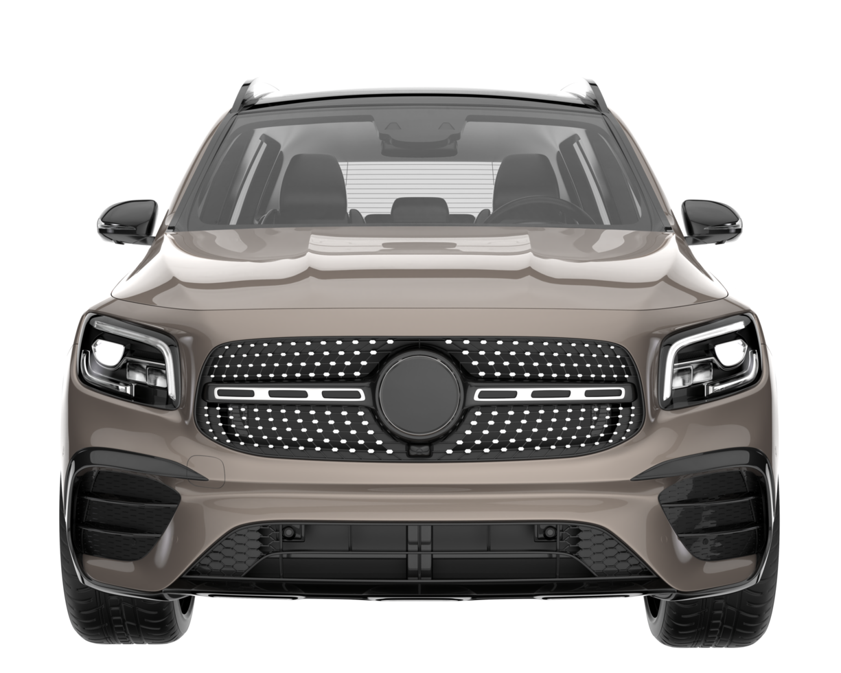 Realistic SUV isolated on transparent background. 3d rendering - illustration png