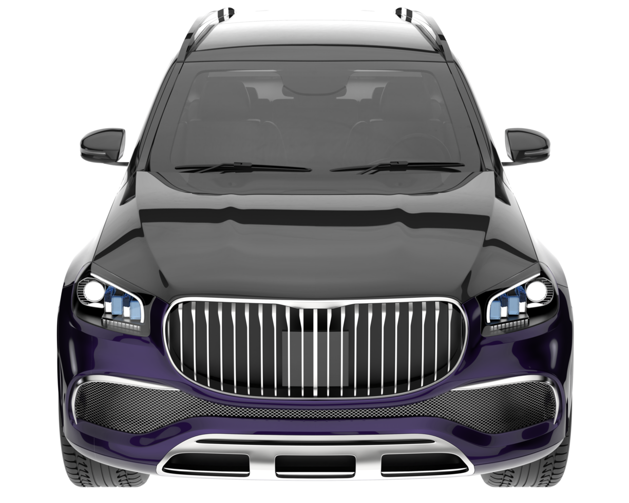 Realistic SUV isolated on transparent background. 3d rendering - illustration png