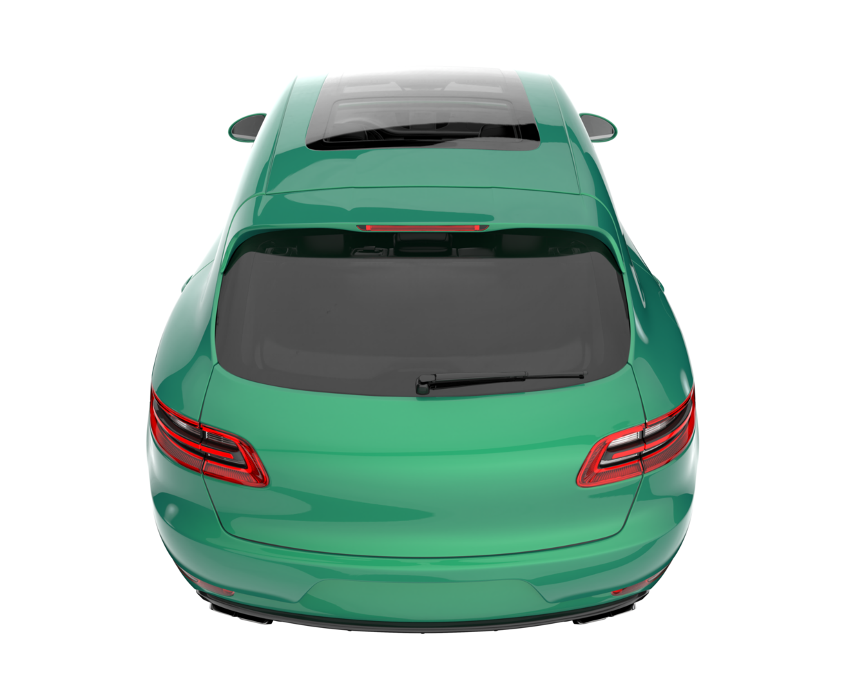 Realistic SUV isolated on transparent background. 3d rendering - illustration png