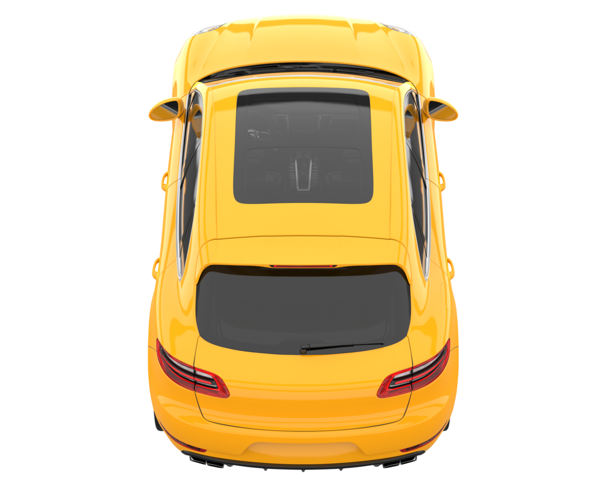 Realistic SUV isolated on transparent background. 3d rendering - illustration png