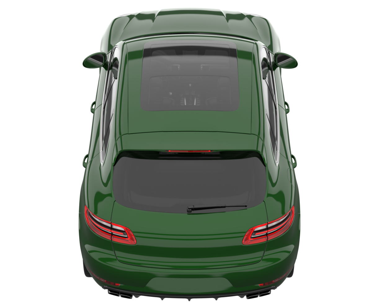Realistic SUV isolated on transparent background. 3d rendering - illustration png