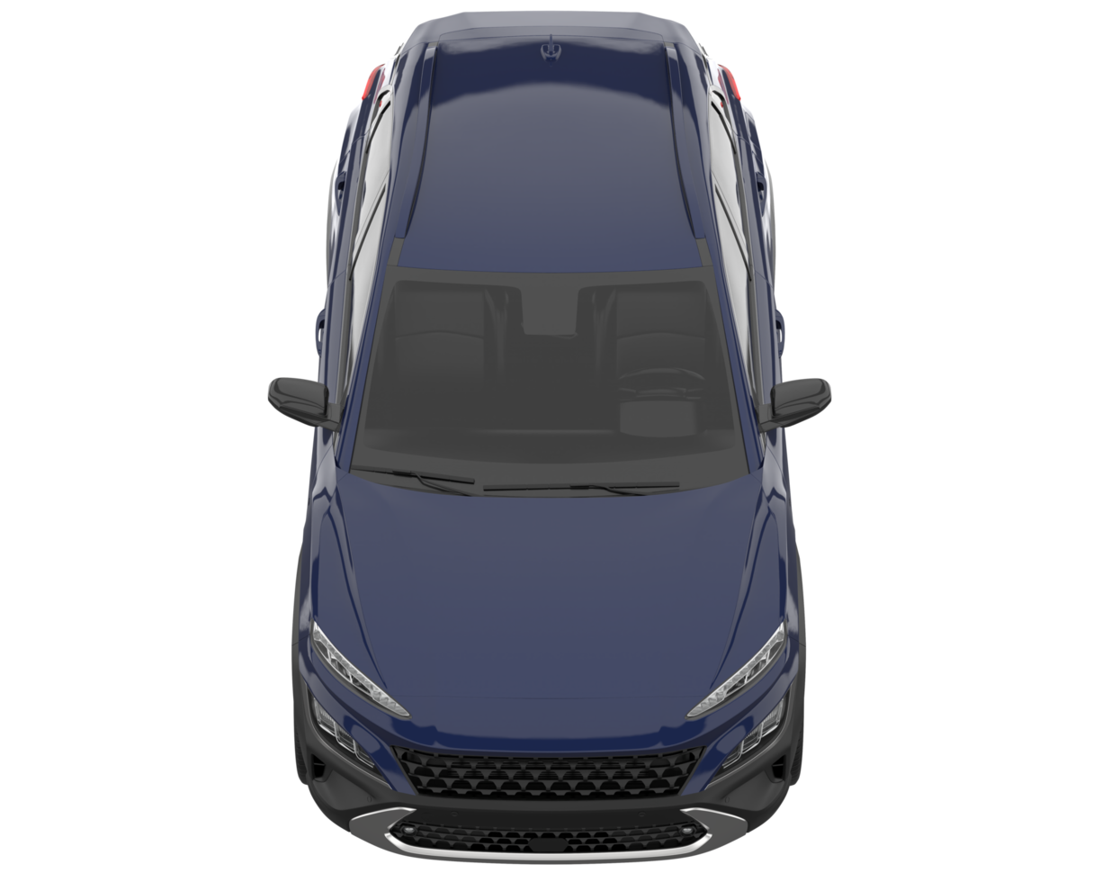 Realistic SUV isolated on transparent background. 3d rendering - illustration png