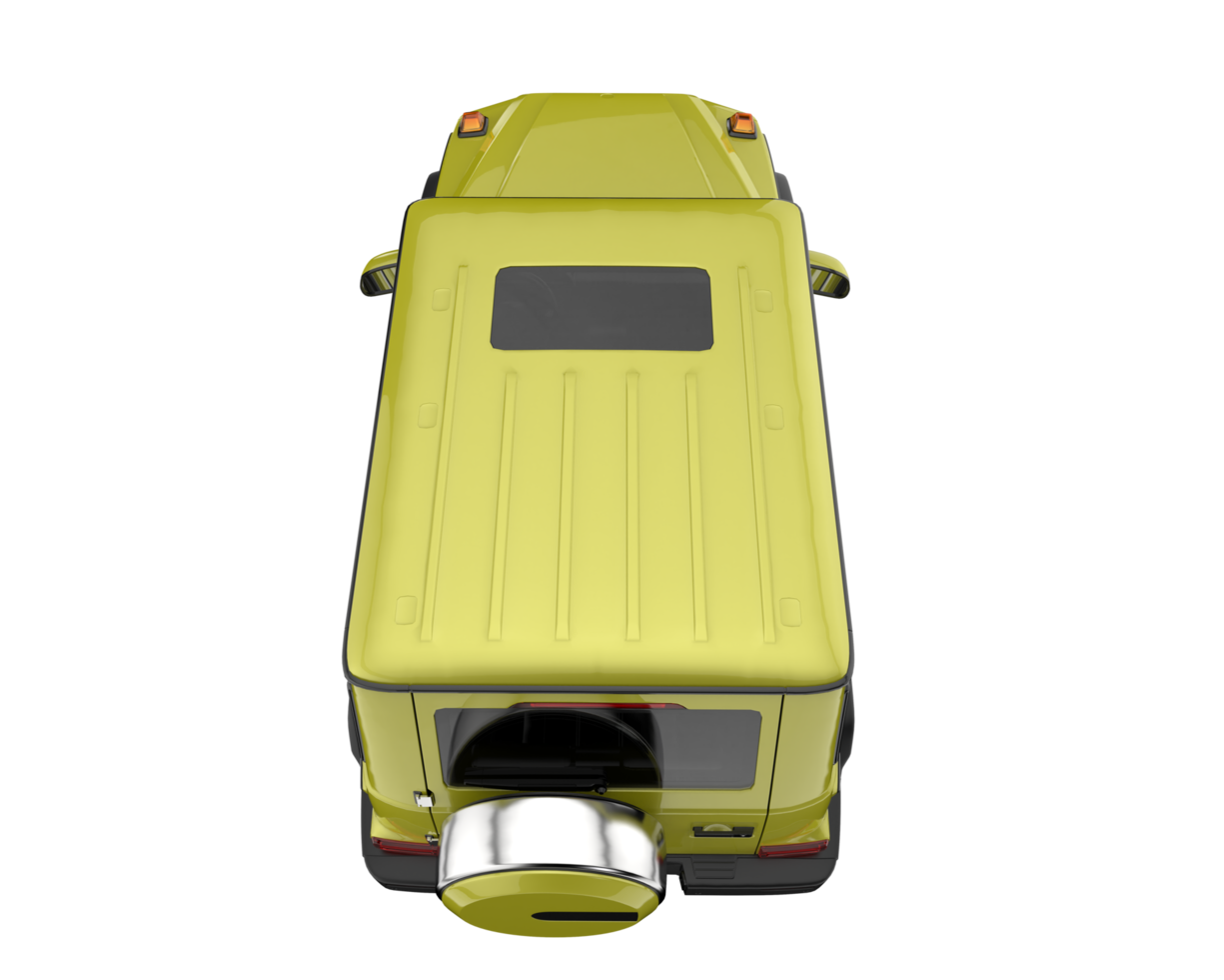 Realistic SUV isolated on transparent background. 3d rendering - illustration png