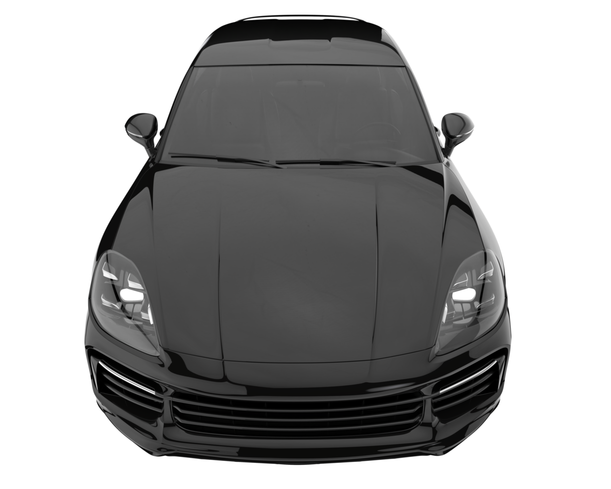 Realistic SUV isolated on transparent background. 3d rendering - illustration png