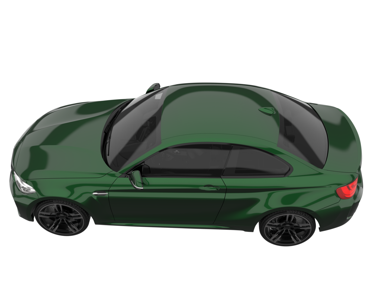 Sport car isolated on transparent background. 3d rendering - illustration png