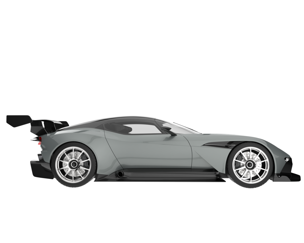 Sport car isolated on transparent background. 3d rendering - illustration png