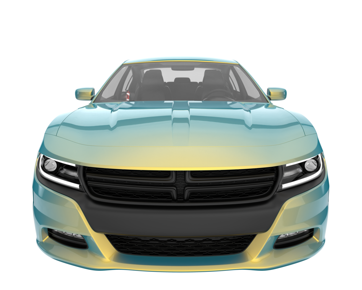 Sport car isolated on transparent background. 3d rendering - illustration png