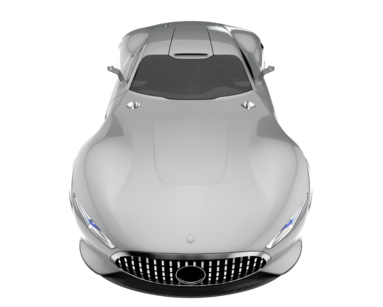 Sport car isolated on transparent background. 3d rendering - illustration png