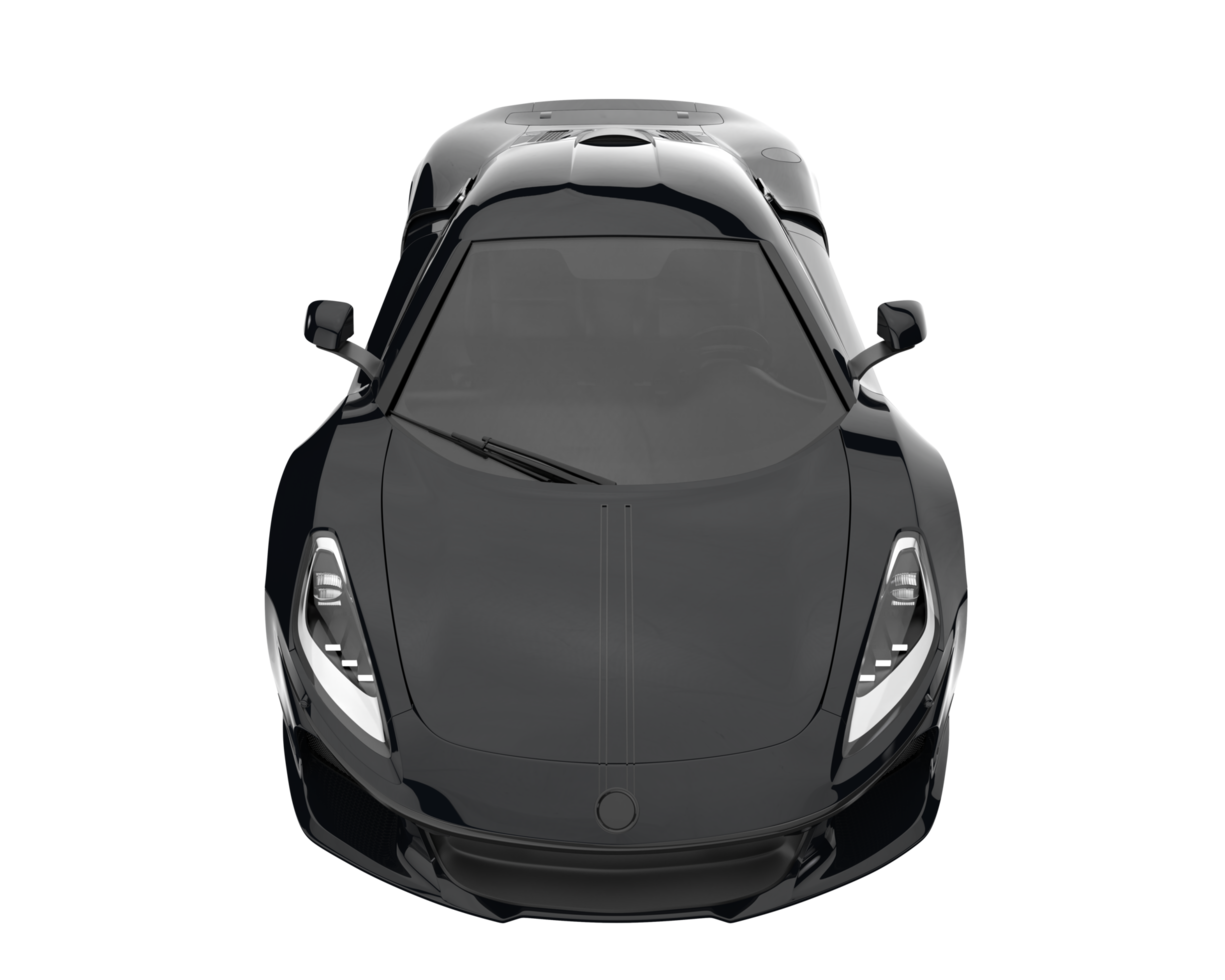 Sport car isolated on transparent background. 3d rendering - illustration png