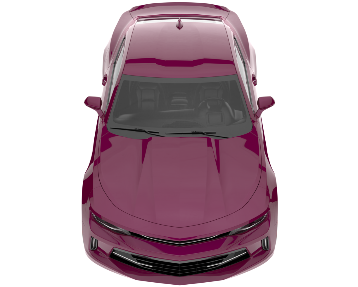 Sport car isolated on transparent background. 3d rendering - illustration png