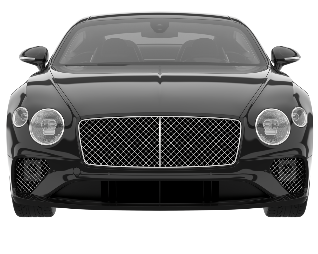 Sport car isolated on transparent background. 3d rendering - illustration png