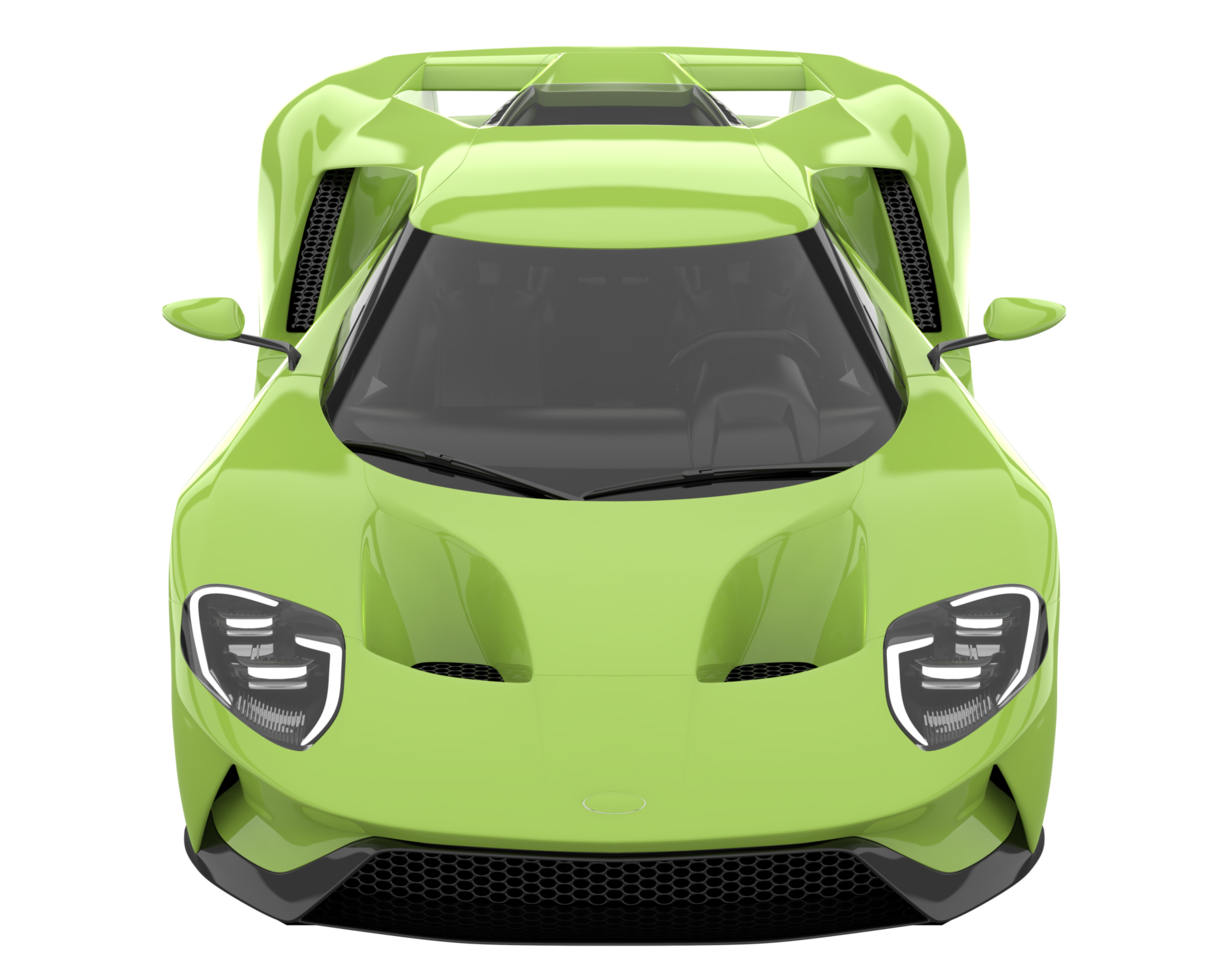 Sport car isolated on transparent background. 3d rendering - illustration png
