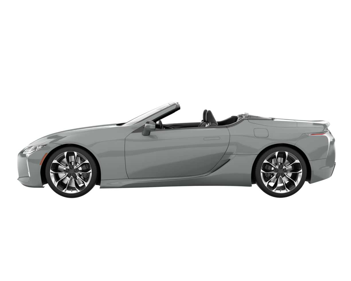 voiture de sport isolée sur fond transparent. rendu 3d - illustration png