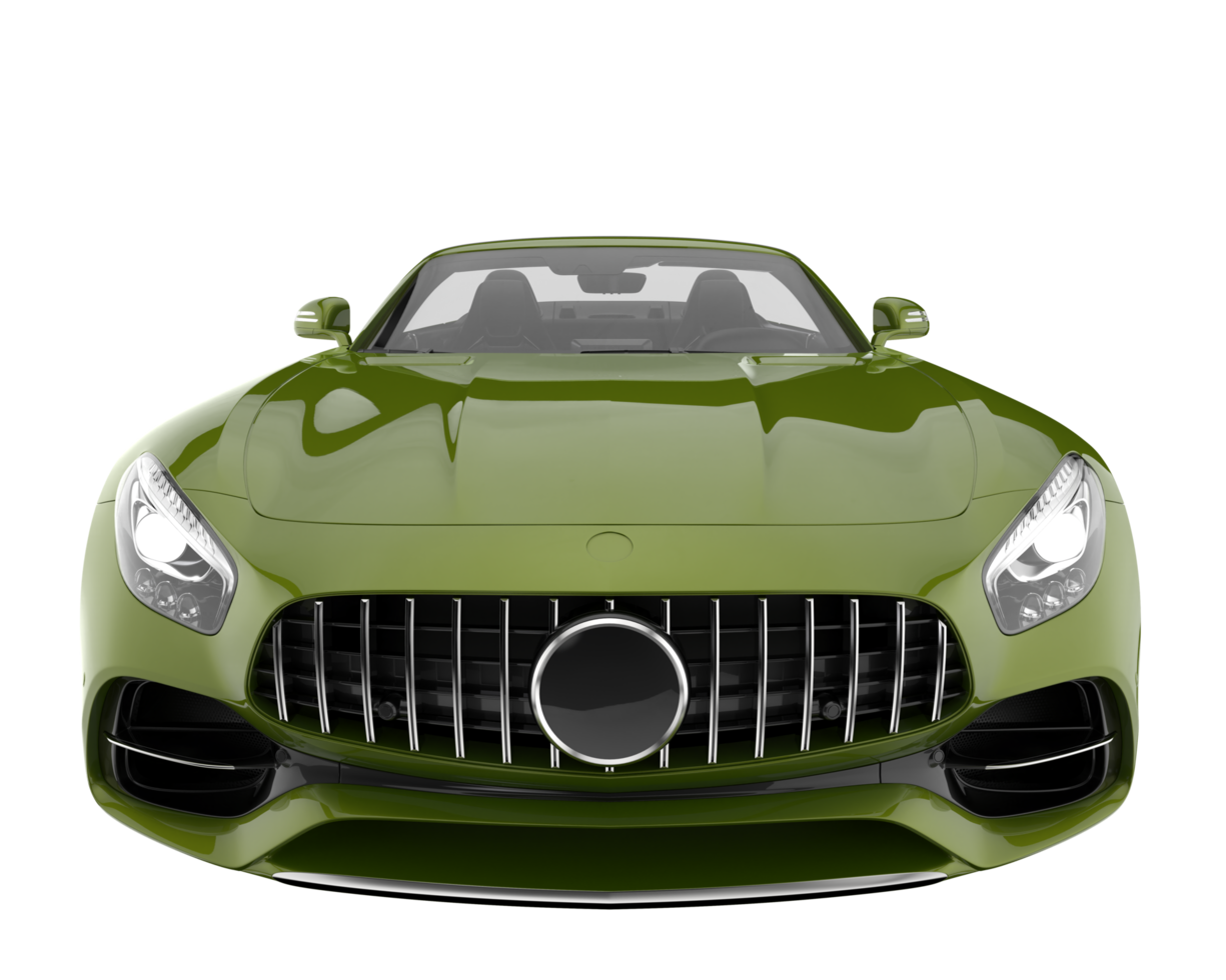 Sport car isolated on transparent background. 3d rendering - illustration png