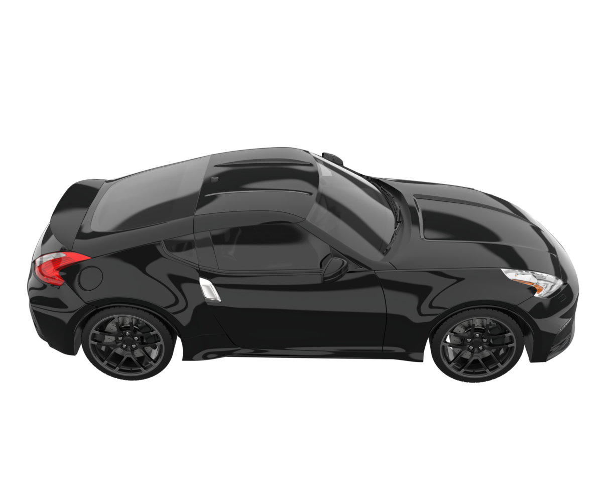 Sport car isolated on transparent background. 3d rendering - illustration png