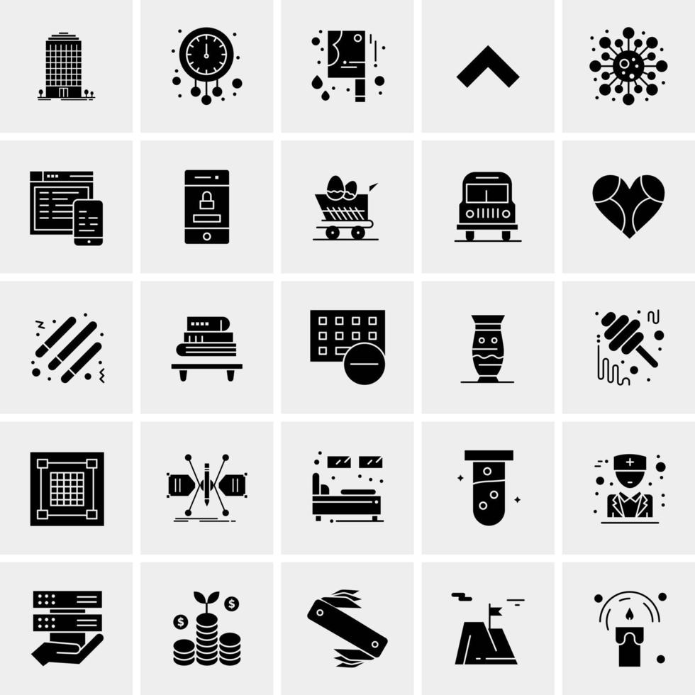 25 Universal Business Icons Vector Creative Icon Illustration to use in web and Mobile Related project