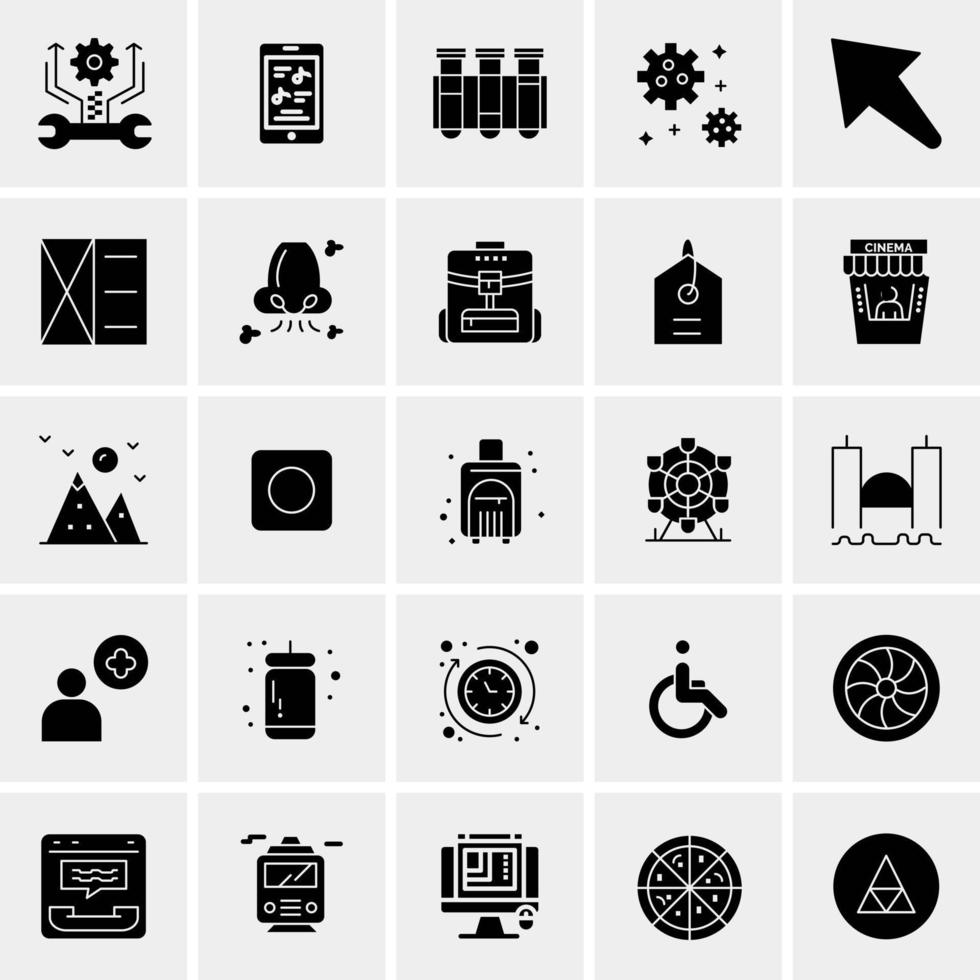 25 Universal Business Icons Vector Creative Icon Illustration to use in web and Mobile Related project